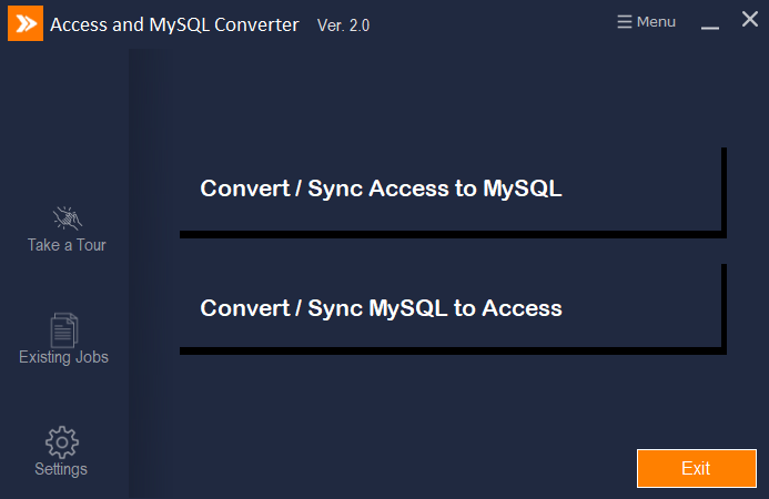 Mysql to access